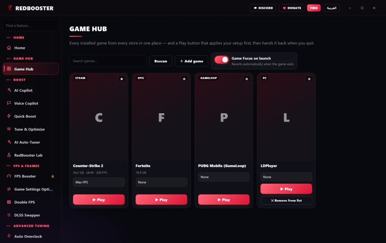 Game Hub